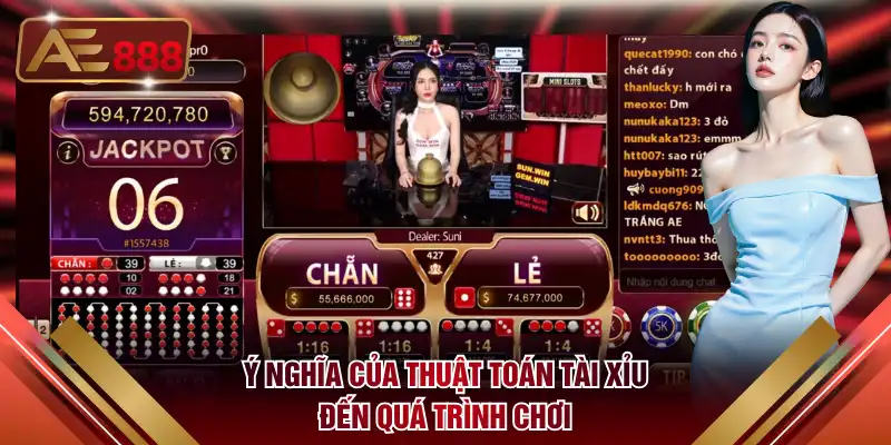 Ý nghĩa của thuật toán tài xỉu đến quá trình chơi